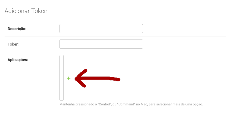 Adicionar Aplicação