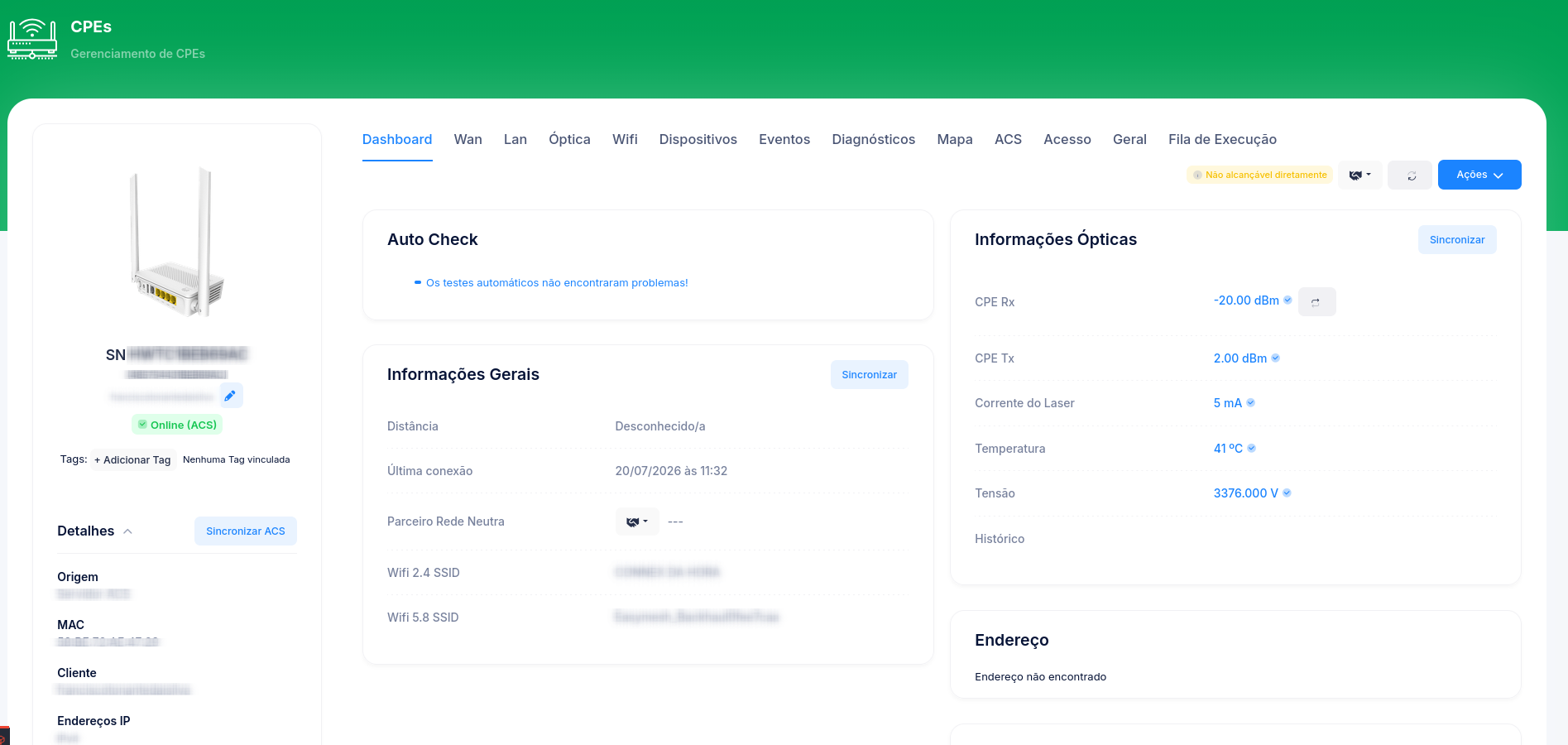 Aba Dashboard